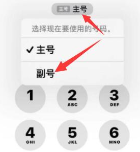 渝北苹果14维修店分享iPhone 14 Pro Max使用副卡打电话的方法 