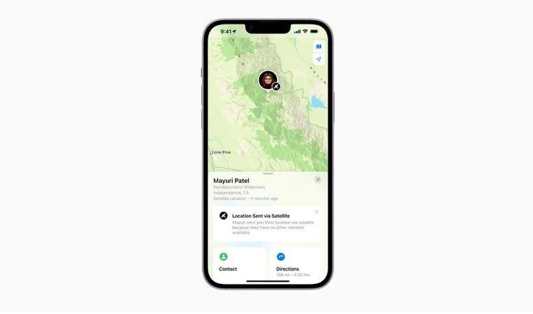 渝北苹果14维修分享iPhone14系列中 FindMy功能通过卫星分享位置方法教程 