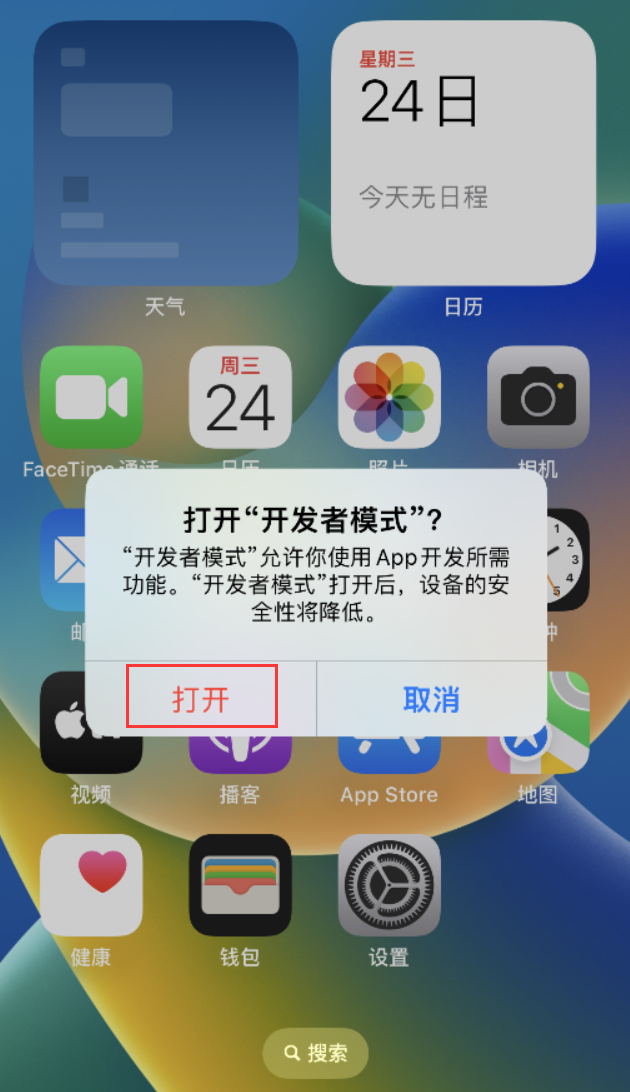 渝北苹果手机维修分享如何打开开发者模式 