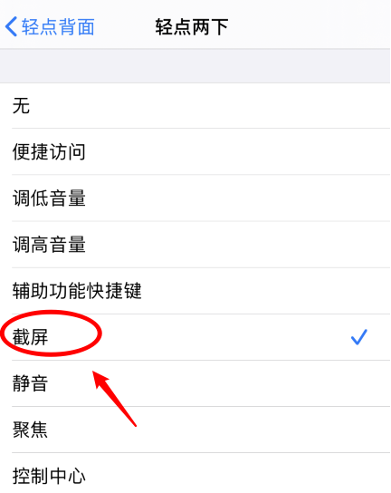 渝北苹果手机维修分享iPhone12如何启用双击截屏 